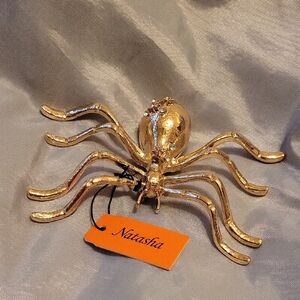 Natasha Couture Spider Hem Detaled Brooche BNWT TA